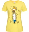 Женская футболка Гомер в кущах Лимонный фото