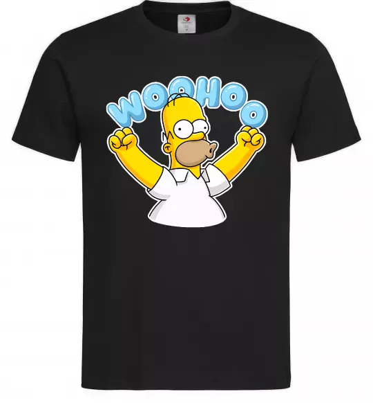 Мужская футболка Woohoo Черный фото
