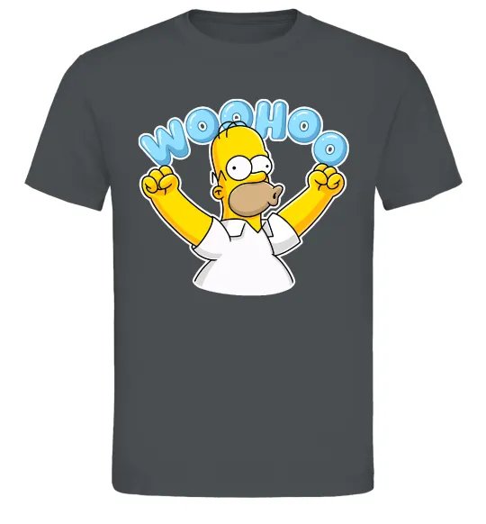 Мужская футболка Woohoo Графит фото