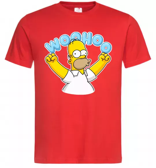 Мужская футболка Woohoo Красный фото