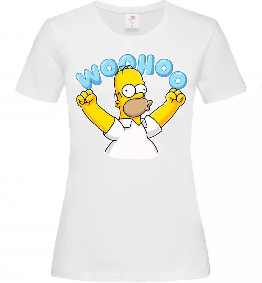 Женская футболка Woohoo Белый фото