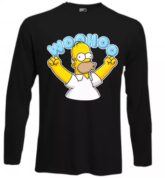 Лонгслів Woohoo Чорний фото