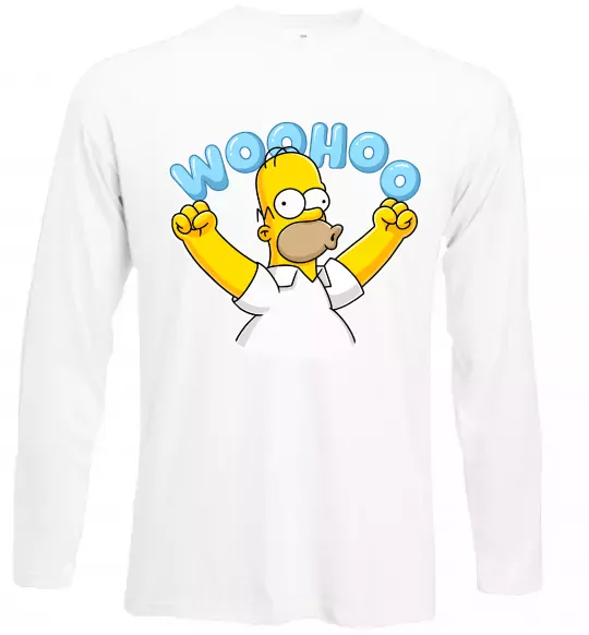 Лонгслів Woohoo Білий фото