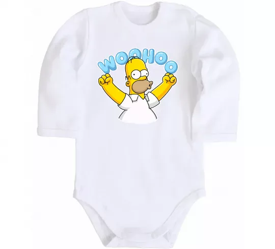 Детский боди Woohoo Белый фото