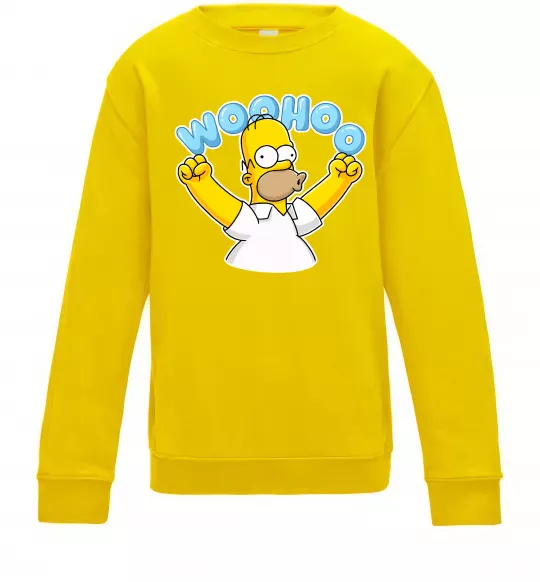 Детский Свитшот Woohoo Солнечно желтый фото