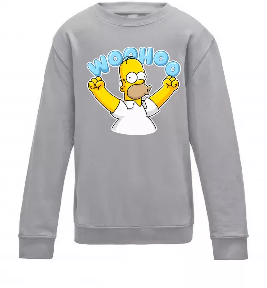 Детский Свитшот Woohoo Серый меланж фото