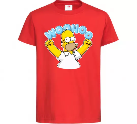 Дитяча футболка Woohoo Червоний фото