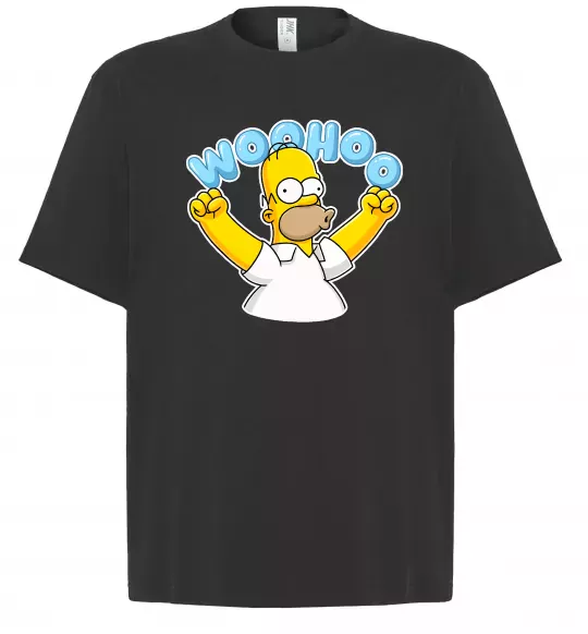 Футболка Оверсайз Woohoo Чорний фото