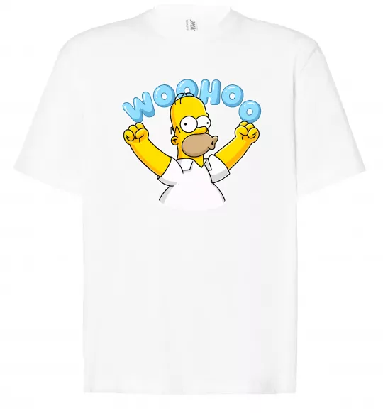 Футболка Оверсайз Woohoo Білий фото