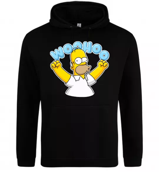 Женская толстовка (худи) Woohoo Черный фото