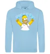 Женская толстовка (худи) Woohoo Голубой фото