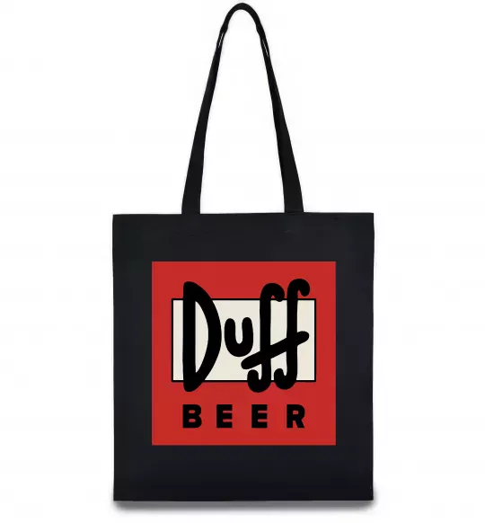 Эко-сумка Duff beer Черный фото