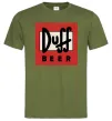 Чоловіча футболка Duff beer Оливковий фото