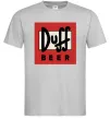 Чоловіча футболка Duff beer Сірий фото