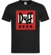Чоловіча футболка Duff beer Чорний фото