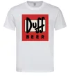 Чоловіча футболка Duff beer Білий фото