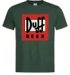 Чоловіча футболка Duff beer Темно-зелений фото