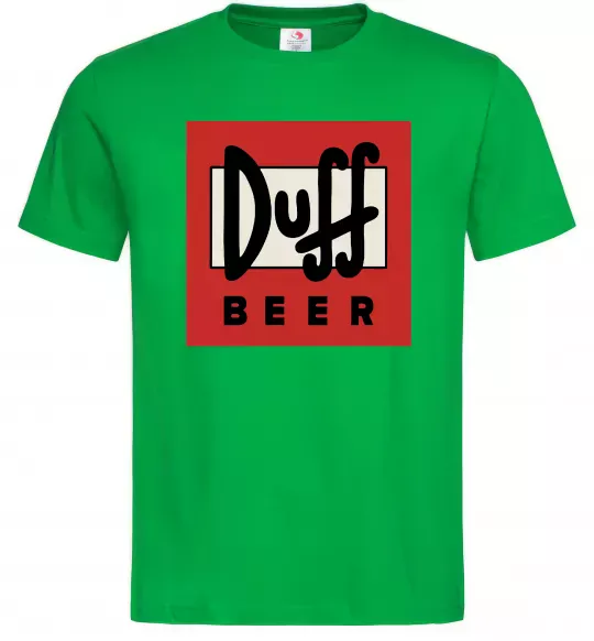 Чоловіча футболка Duff beer Зелений фото