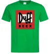Чоловіча футболка Duff beer Зелений фото