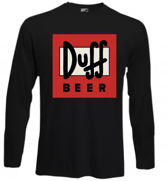 Лонгслив Duff beer Черный фото