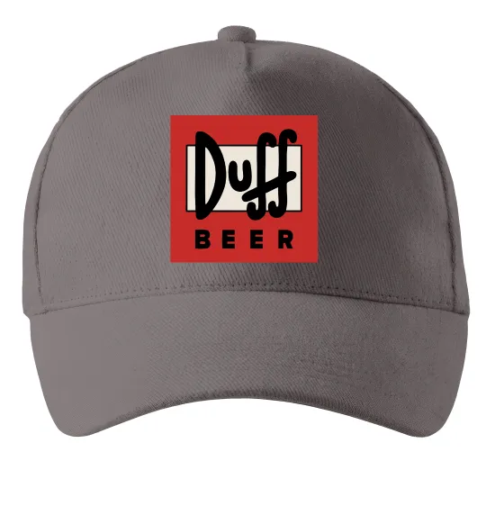 Кепка Duff beer Сірий фото