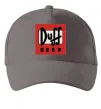 Кепка Duff beer Сірий фото