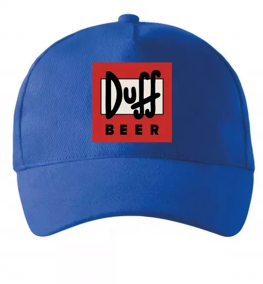Кепка Duff beer Ярко-синий фото