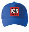 Кепка Duff beer Ярко-синий фото