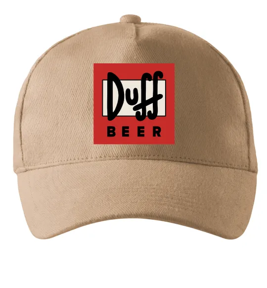 Кепка Duff beer Песочный фото