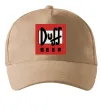 Кепка Duff beer Песочный фото
