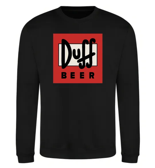 Свитшот Duff beer Черный фото