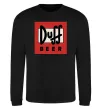 Свитшот Duff beer Черный фото