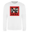 Свитшот Duff beer Белый фото