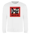 Свитшот Duff beer Белый фото