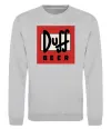 Свитшот Duff beer Серый меланж фото