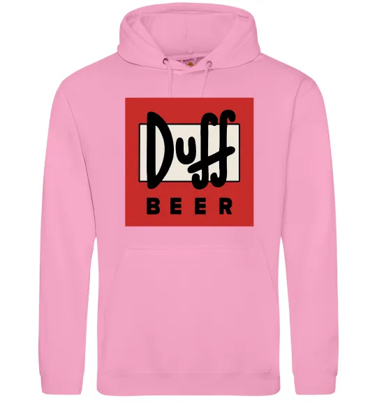 Женская толстовка (худи) Duff beer Розовый фото