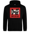 Жіноча толстовка (худі) Duff beer Чорний фото
