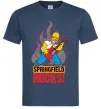 Мужская футболка Springfield rocks Темно-синий фото