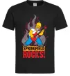 Мужская футболка Springfield rocks Черный фото