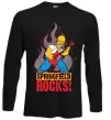 Лонгслів Springfield rocks Чорний фото