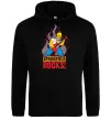 Чоловіча толстовка (худі) Springfield rocks Чорний фото