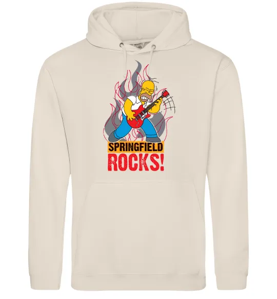 Мужская толстовка (худи) Springfield rocks Таш фото