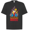 Футболка Оверсайз Springfield rocks Черный фото