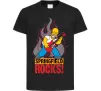 Дитяча футболка Springfield rocks Чорний фото