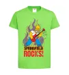 Детская футболка Springfield rocks Лаймовый фото