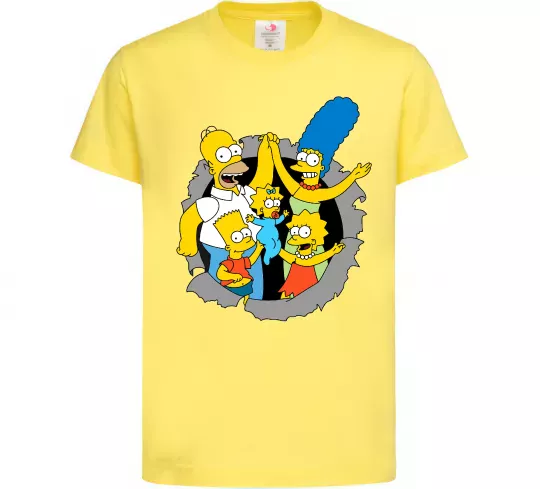 Детская футболка Сімпсони сім'я Лимонный фото