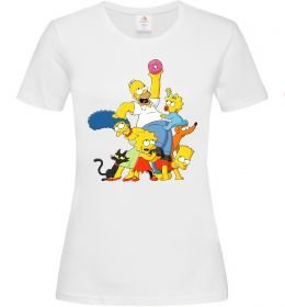 Женская футболка Сімпсони полювання за донатом