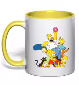 Чашка с цветной ручкой Чашка с цветной ручкой