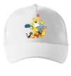Кепка Сімпсони полювання за донатом Белый фото