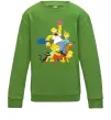 Детский Свитшот Сімпсони полювання за донатом Лаймовый фото